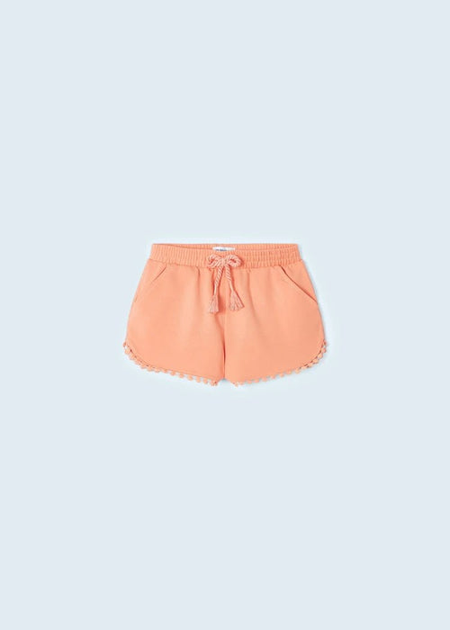 Girls Orange Cotton Jersey Shorts (mayoral) - CottonKids.ie - Shorts - 2 year - 3 year - 4 year