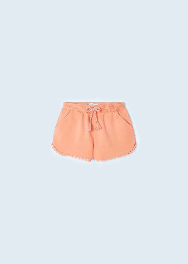 Girls Orange Cotton Jersey Shorts (mayoral) - CottonKids.ie - Shorts - 2 year - 3 year - 4 year