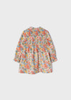 Girls Orange Floral Dress (mayoral) - CottonKids.ie - Dresses - 12 month - 18 month - 2 year