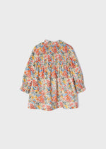 Girls Orange Floral Dress (mayoral) - CottonKids.ie - Dresses - 12 month - 18 month - 2 year