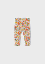 Girls Orange Floral Leggings (mayoral) - CottonKids.ie - 12 month - 18 month - 2 year