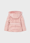 Girls Pink Belted Puffer Coat (mayoral) - CottonKids.ie - Coats & Jackets - 2 year - 3 year - 4 year