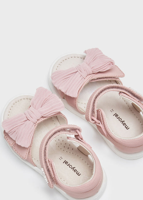Girls Pink Bow Sandals (mayoral) - CottonKids.ie - shoes - Baby (18-24 mth) - EU 19/UK 3 - EU 20/UK 3.5