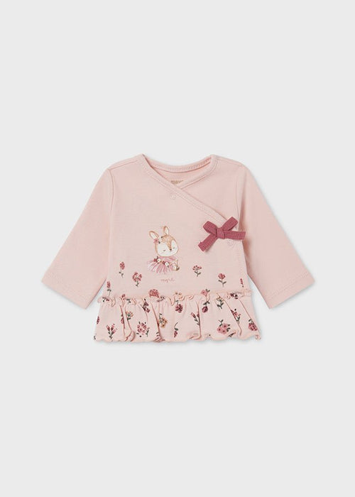Girls Pink Bunny Babygrow Set (mayoral) - CottonKids.ie - Baby & Toddler Outfits - 0-1 month - 1-2 month - 3 month