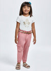 Girls Pink Cargo Trousers (mayoral) - CottonKids.ie - 2 year - 3 year - 4 year