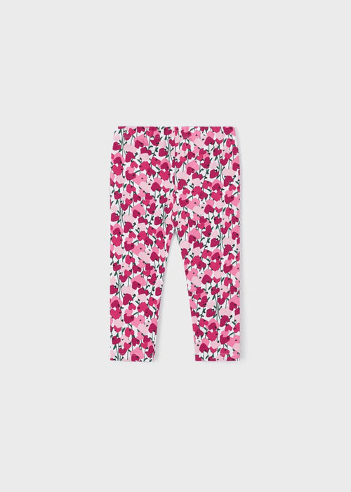 Girls Pink Cotton Heart Leggings (mayoral) - CottonKids.ie - 2 year - 3 year - 4 year
