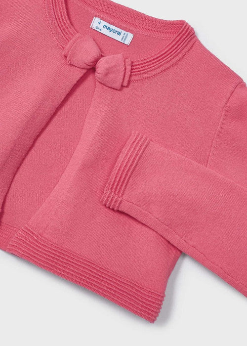 Girls Pink Cotton Knit Cardigan (mayoral) - CottonKids.ie - 2 year - 4 year - 5 year