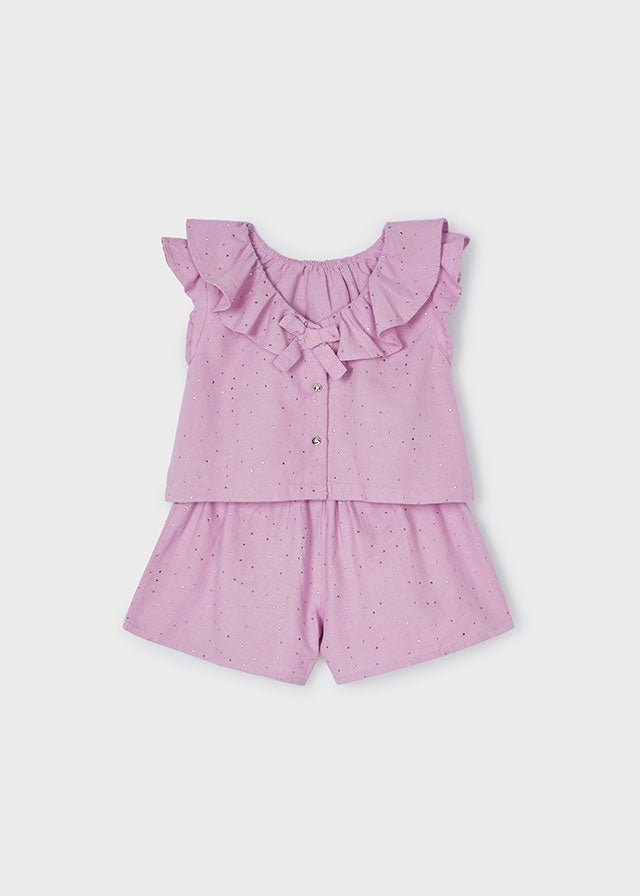 Girls Pink Cotton Shorts Set (mayoral) - CottonKids.ie - 2 year - 3 year - 4 year