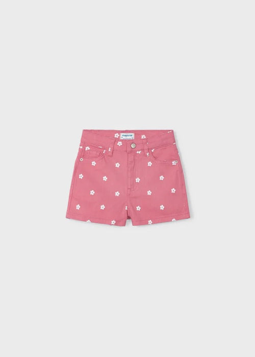 Girls Pink Cotton Twill Shorts (mayoral) - CottonKids.ie - Shorts - 3 year - 4 year - 5 year