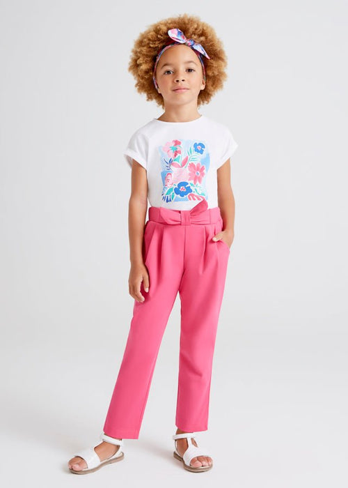 Girls Pink Jersey Trousers (mayoral) - CottonKids.ie - Pants - 4 year - 5 year - 6 year
