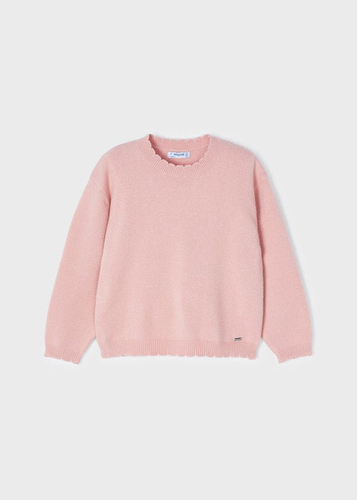 Girls Pink Knit Sweater (mayoral) - CottonKids.ie - Top - 2 year - 5 year - 7-8 year