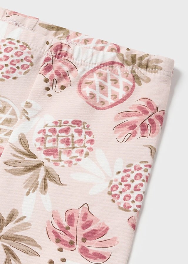 Girls Pink Pineapple Print Leggings Set (mayoral) - CottonKids.ie - 12 month - 18 month - 2 year