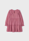 Girls Pink Plumeti Chiffon Dress (mayoral) - CottonKids.ie - 2 year - 3 year - 4 year