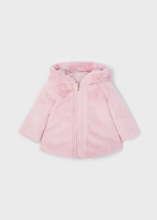 Girls Pink Reversible Coat (mayoral) - CottonKids.ie - Jacket - 12 month - 18 month - 3 year