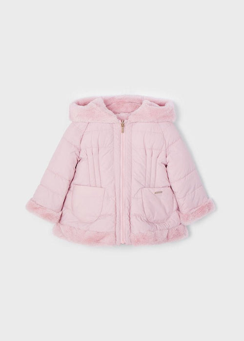 Girls Pink Reversible Coat (mayoral) - CottonKids.ie - Jacket - 12 month - 18 month - 3 year