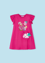 Girls Pink Summer Dress Handbag Set (mayoral) - CottonKids.ie - 2 year - 3 year - 4 year
