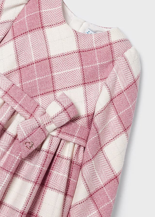 Girls Pink Tartan Plaid Dress (mayoral) - CottonKids.ie - 2 year - 3 year - 4 year