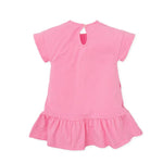 Girls Pink Trompe L'oeil Cotton Dress (AGATHA RUIZ DE LA PRADA) - CottonKids.ie - Dresses - 12 month - 18 month - 2 year