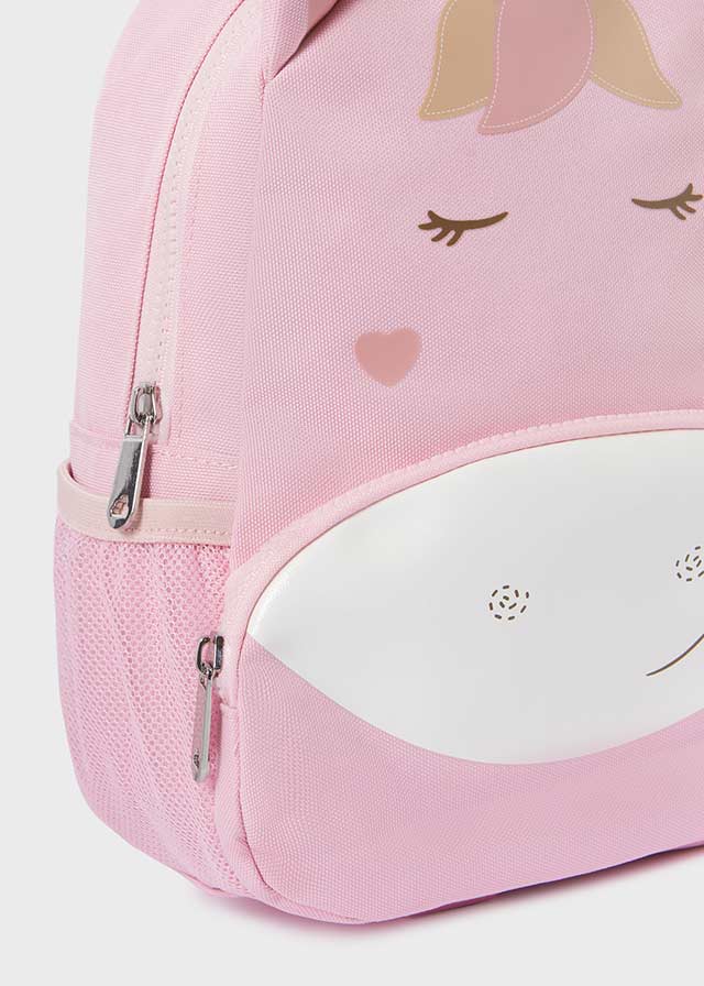 Girls Pink Unicorn Backpack (26cm) (mayoral) - CottonKids.ie - Girl - Mayoral - Toddler Backpacks