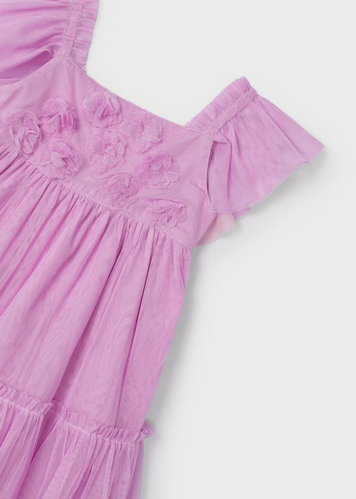 Girls Purple Tulle Dress (mayoral) - CottonKids.ie - 2 year - 3 year - 5 year