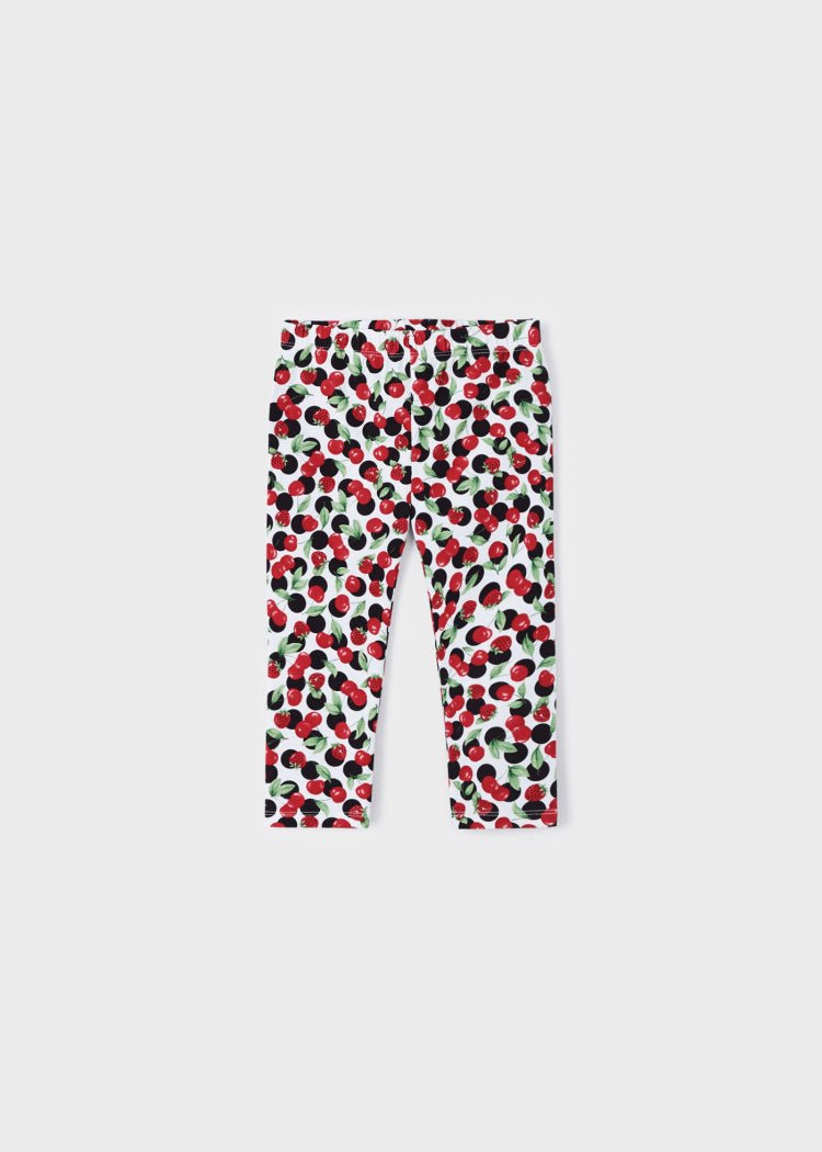Girls Red Cotton Cherry Leggings Set (mayoral) - CottonKids.ie - 2 year - 3 year - 4 year