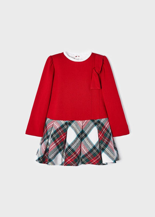 Girls Red Tartan Dress (mayoral) - CottonKids.ie - Dresses - 12 month - 18 month - 2 year