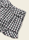 Girls White & Black Gingham Cotton Shorts Set (mayoral) - CottonKids.ie - 12 month - 18 month - 2 year