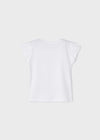 Girls White Cotton Rainbow T-Shirt (mayoral) - CottonKids.ie - 3 year - 4 year - 5 year