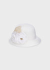 Girls White Straw Hat (mayoral) - CottonKids.ie - Hat - 11-12 year - 5 year - 6 year