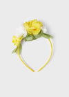 Girls Yellow Flowers Hairband (mayoral) - CottonKids.ie - Girl - Hair Accessories -