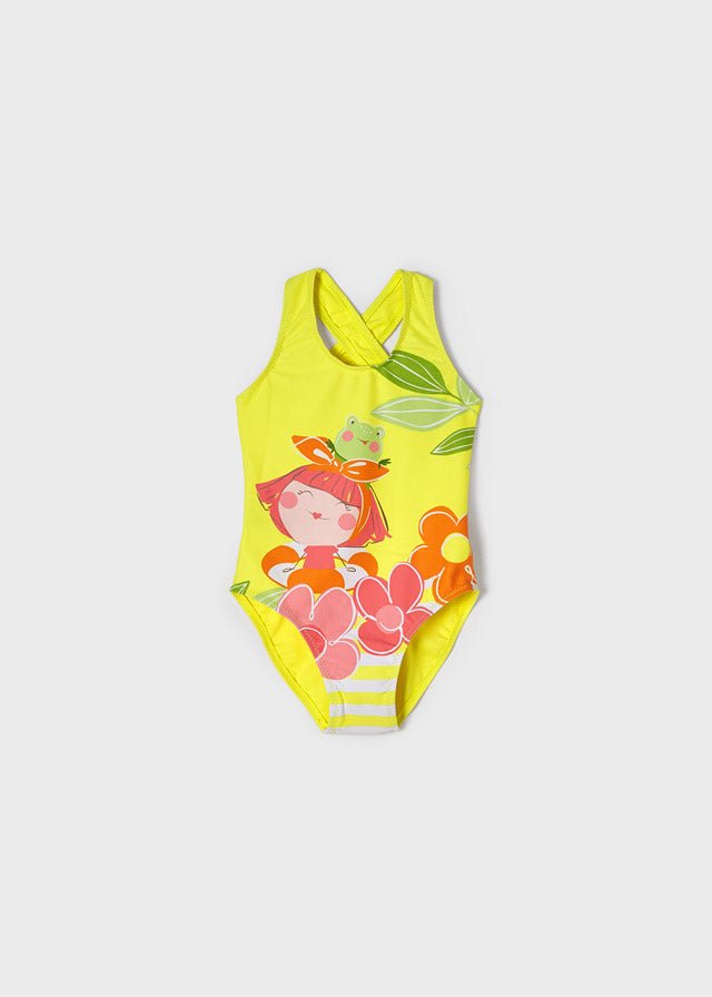 Girls Yellow Swimsuit (mayoral) - CottonKids.ie - 2 year - 3 year - 4 year