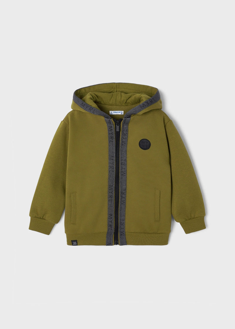 Green Hooded Zip-Up Top (mayoral) - CottonKids.ie - Jumper - 2 year - 3 year - 4 year