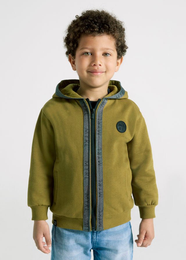 Green Hooded Zip-Up Top (mayoral) - CottonKids.ie - Jumper - 2 year - 3 year - 4 year