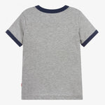 Grey Cotton Logo T-Shirt (LEVIS) - CottonKids.ie - Top - 11-12 year - 13-14 year - 6 year