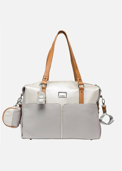Grey & Silver Baby Changing Bag (43cm) (mayoral) - CottonKids.ie - Bag - Bags & Nursery Accessories - Mayoral - Unisex