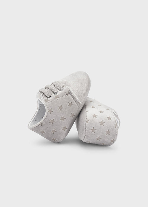 Grey Stars Pre-Walker Shoes (mayoral) - CottonKids.ie - Shoes - Baby (12-18 mth) - Baby (3-6 mth) - Baby (6-9 mth)