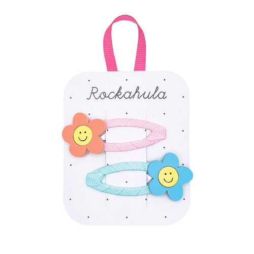 Happy Flower Clips (Rockahula) - CottonKids.ie - Girl - Hair Accessories - Rockahula