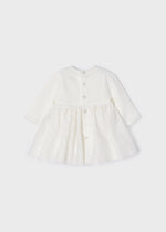 Ivory Baby Girls Ceremony Dress & Headband Set (mayoral) - CottonKids.ie - 1-2 month - 12 month - 18 month