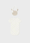 Ivory & Beige Cotton Babysuit Set (mayoral) - CottonKids.ie - 1-2 month - 3 month - 6 month