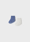 Ivory & Blue Socks Newborn Boy (mayoral) - CottonKids.ie - 12 month - 18 month - 3 month