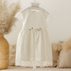 IVORY CHRISTENING DRESS WITH CUP SLEEVES (TIFFANY) - CottonKids.ie - Dress - 0-1 month - 1-2 month - 12 month