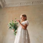 IVORY COMMUNION LACE DRESS ( K12 ) - CottonKids.ie - Dresses - 11-12 year - 7-8 year - 9-10 year