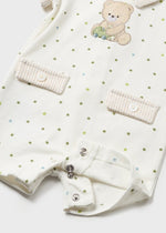 Ivory Cotton Bear Shortie (mayoral) - CottonKids.ie - 1-2 month - 12 month - 18 month