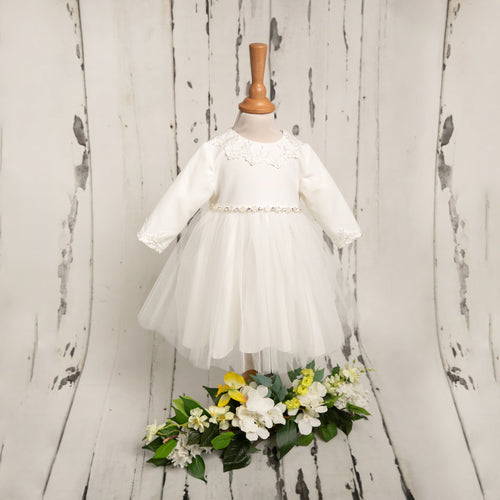 IVORY DIAMOND CHRISTENING OCCASION DRESS - CottonKids.ie - Dress - 0-1 month - 1-2 month - 12 month