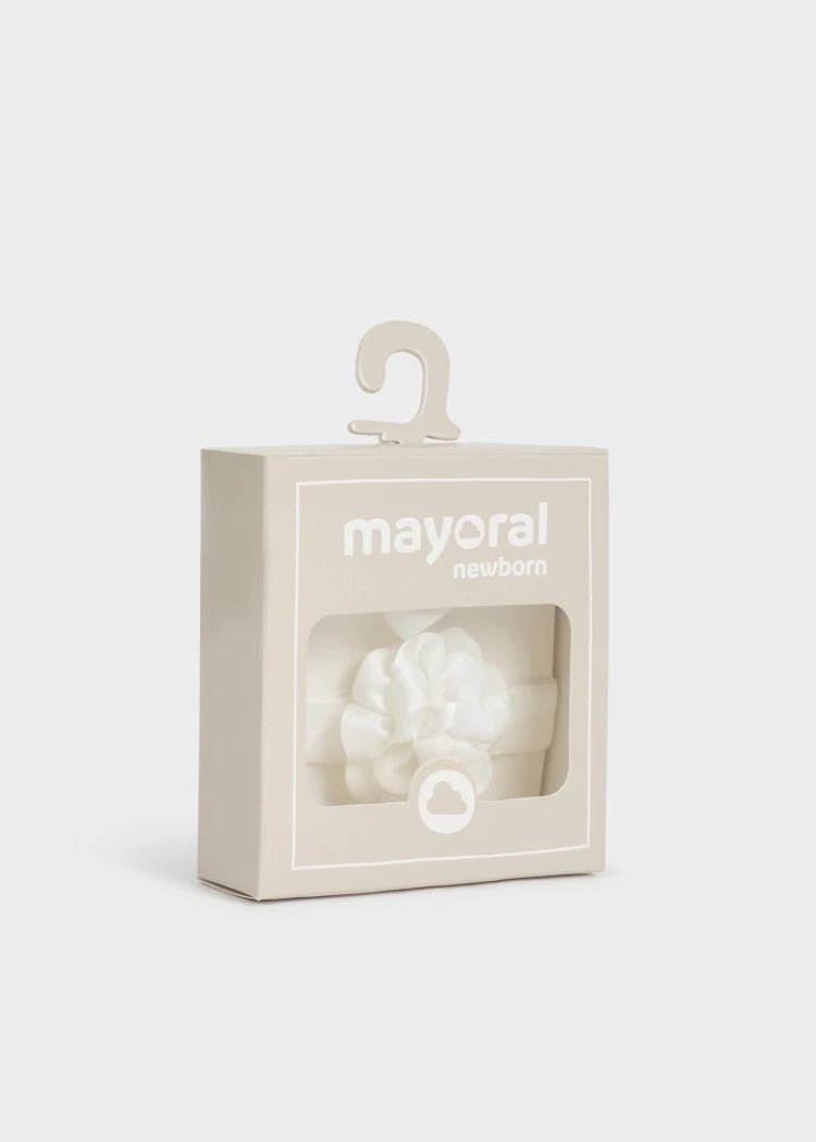 Ivory Flower Headband & Bow Hair Clip Set (mayoral) - CottonKids.ie - Girl - Hair Accessories - Mayoral