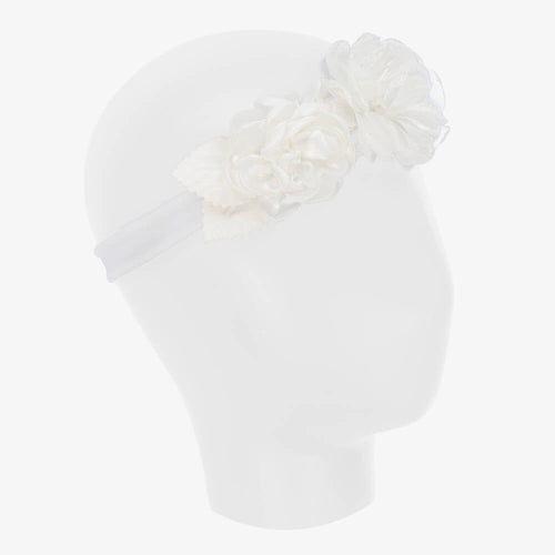 Ivory Flower Headband (mayoral) - CottonKids.ie - Girl - Hair Accessories - Mayoral