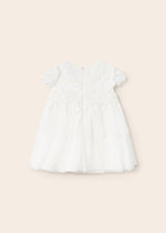 IVORY Girls Sparkly Lace & Tulle Dress (mayoral) - CottonKids.ie - 12 month - 2 year - 3 year