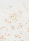 IVORY LEOPARD BABYGROW SET (mayoral) - CottonKids.ie - Babygrow - 6 month - 9 month - Babysuits