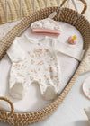 IVORY LEOPARD BABYGROW SET (mayoral) - CottonKids.ie - Babygrow - 6 month - 9 month - Babysuits