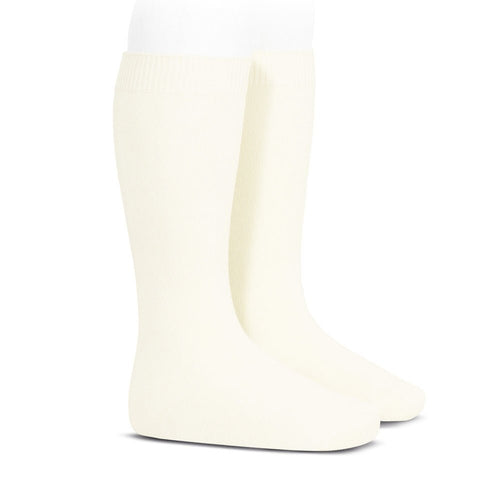 IVORY Plain Stitch Basic Knee High Socks (Condor) - CottonKids.ie - 0-1 month - 1-2 month - 12 month